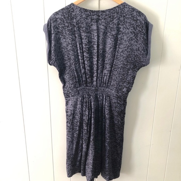 REBECCA TAYLOR Sz S Silk Blue Shortsleeve Dress - Picture 8 of 11